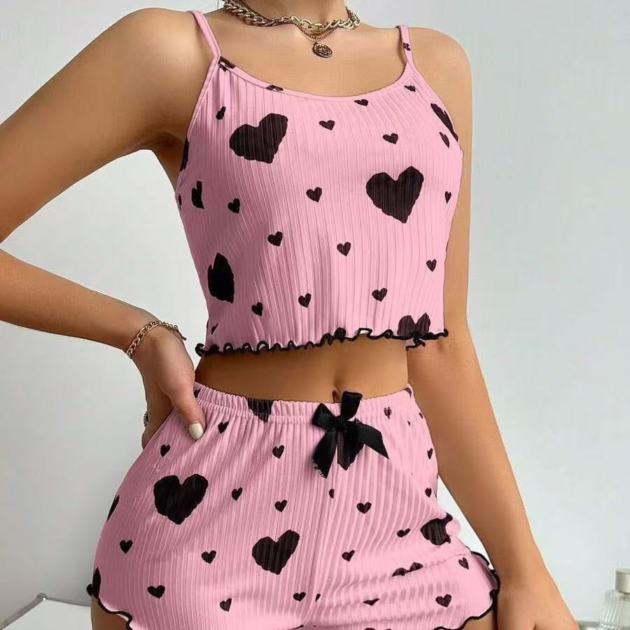 Women's Two Piece Love Pajamas