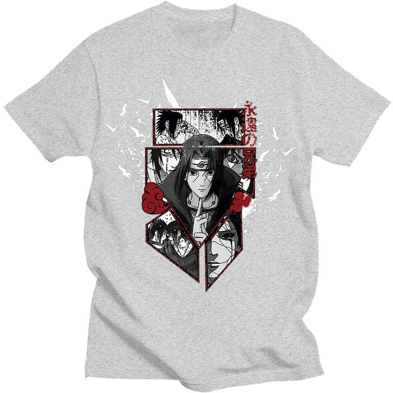 Naruto Uchiha Itachi Print T-shirt