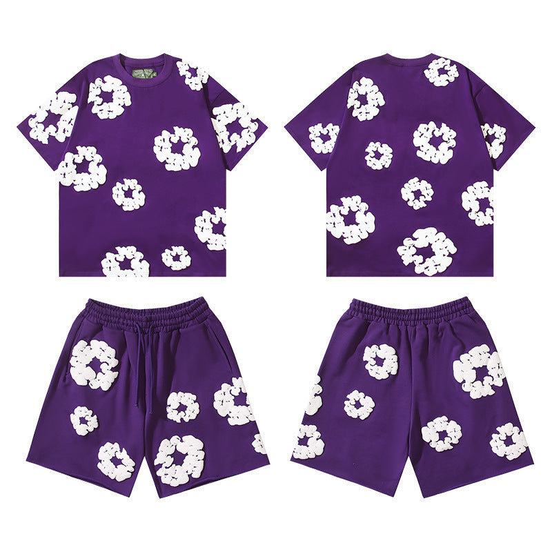 Multi-Colored Cotton Foam Printed Unisex Outfit