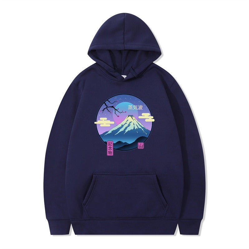 Japanese Mount Fuji Men's and Women's Hoodie