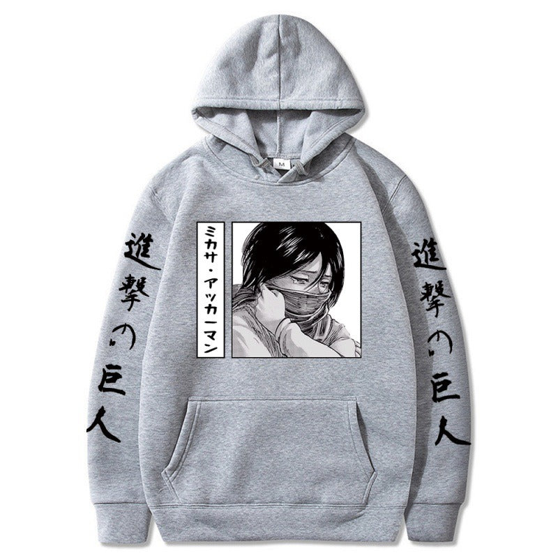 Giant Mikasa's Anime Hoodie