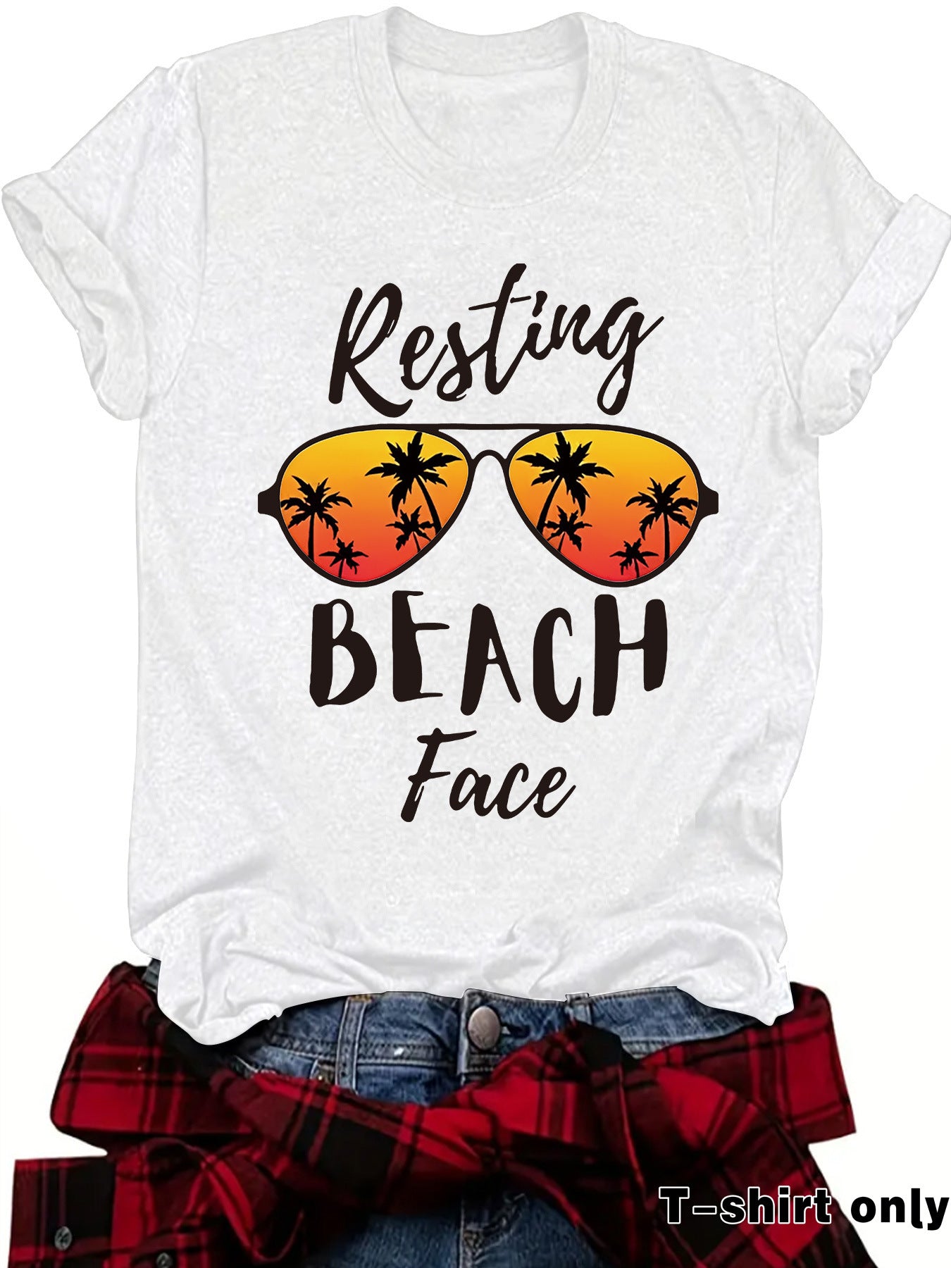 Resting BEACH Face Loose Short Sleeve