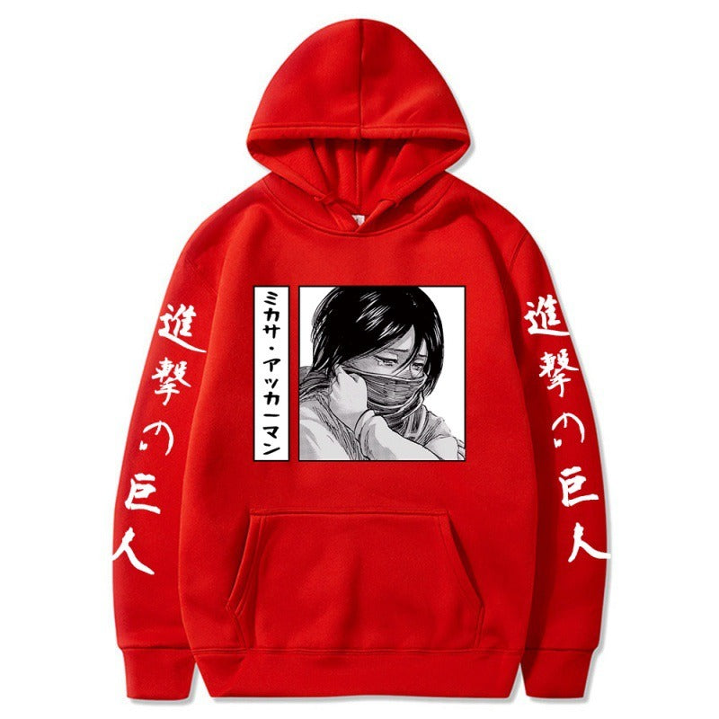 Giant Mikasa's Anime Hoodie