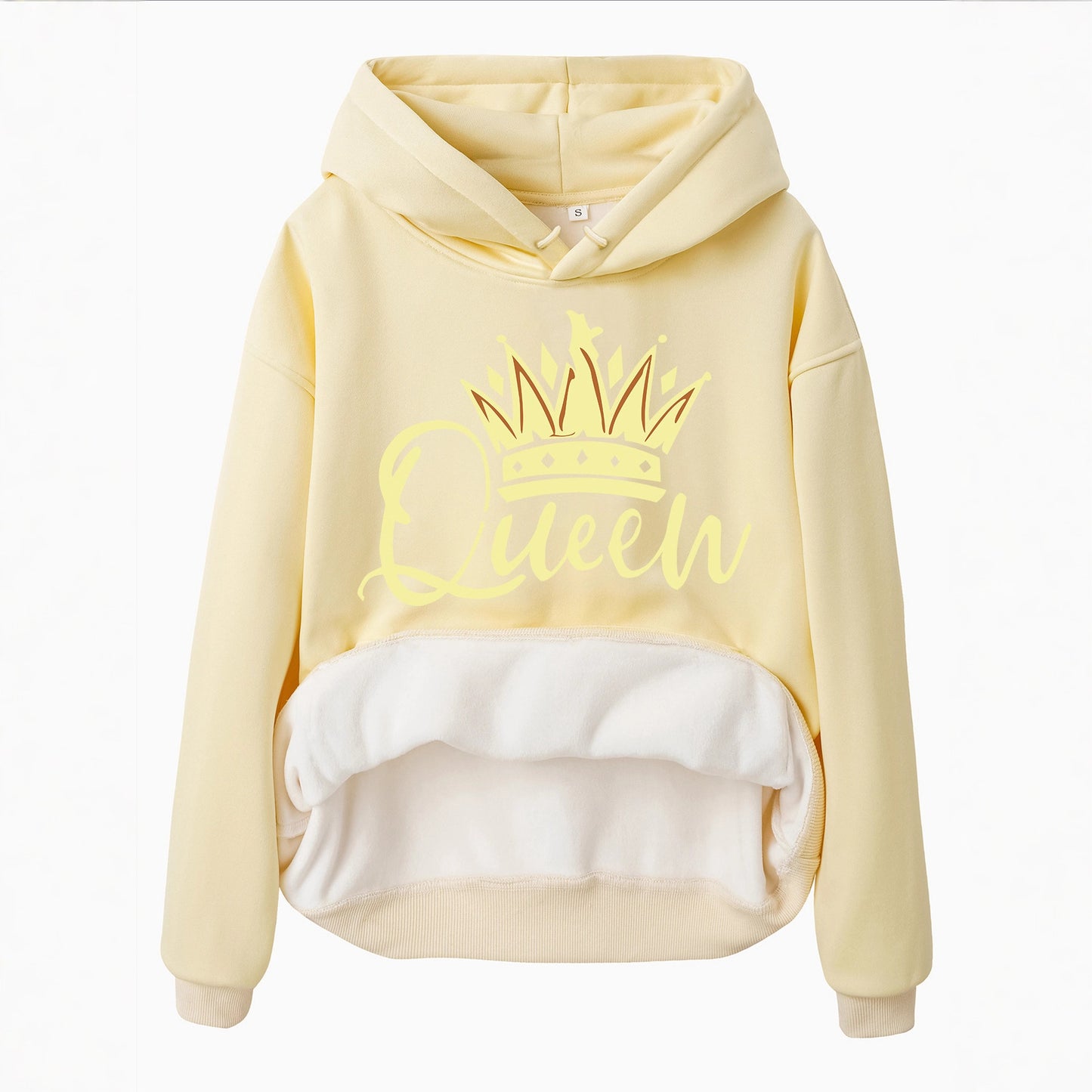 Crown Patterned Hoodie