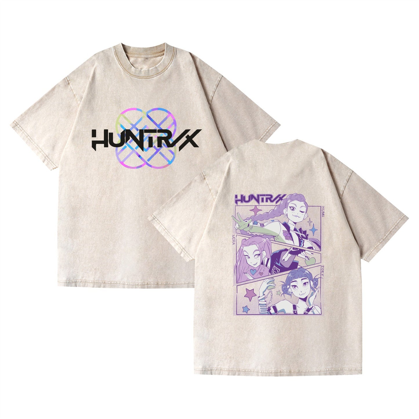 Washed K-POP Demon Hunters T-Shirt