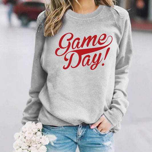 Game Day Round Neck Long Sleeve