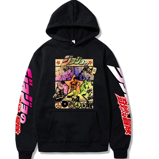 JOJO Printed Fleece Hoodie