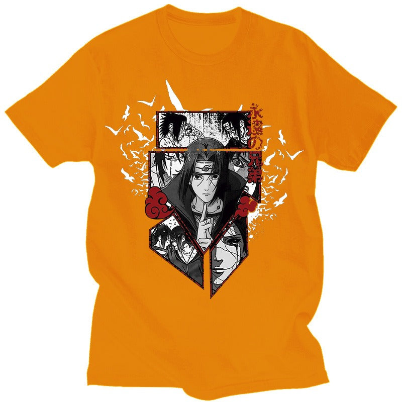 Naruto Uchiha Itachi Print T-shirt