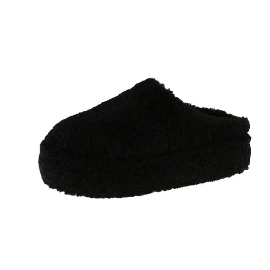 Flat Bottomed Velvet Toe Slippers