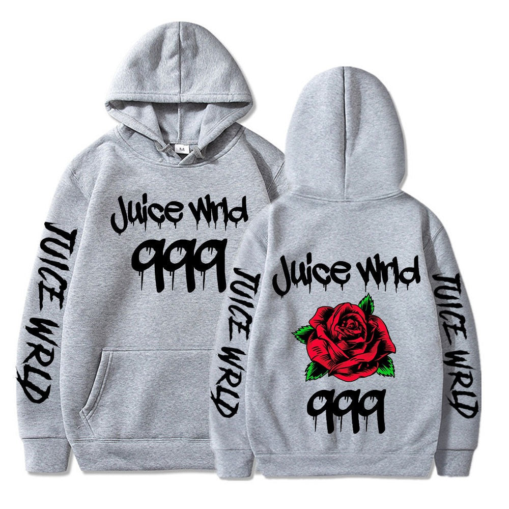 Juice Wrld Dark Wind Rose Hoodie