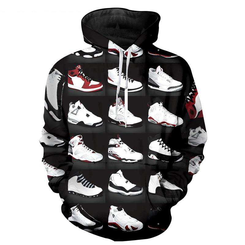 Jordan 23 Classic Shoes 3D Print Hoodie