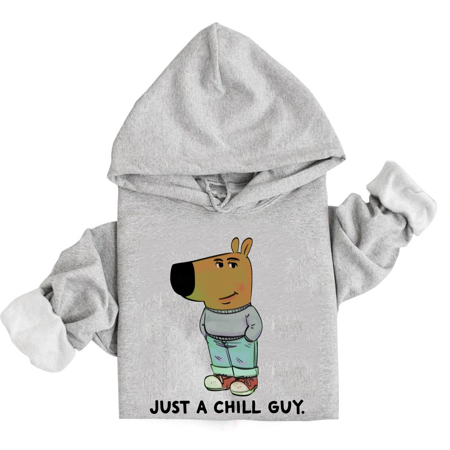 Chill Guy Meme Hoodie