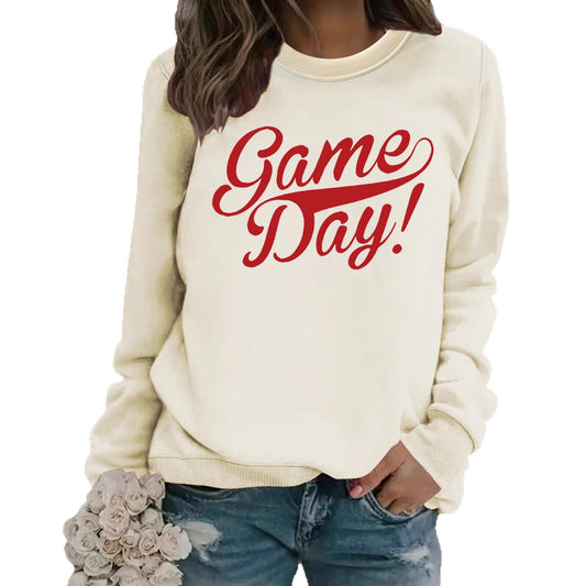 Game Day Round Neck Long Sleeve