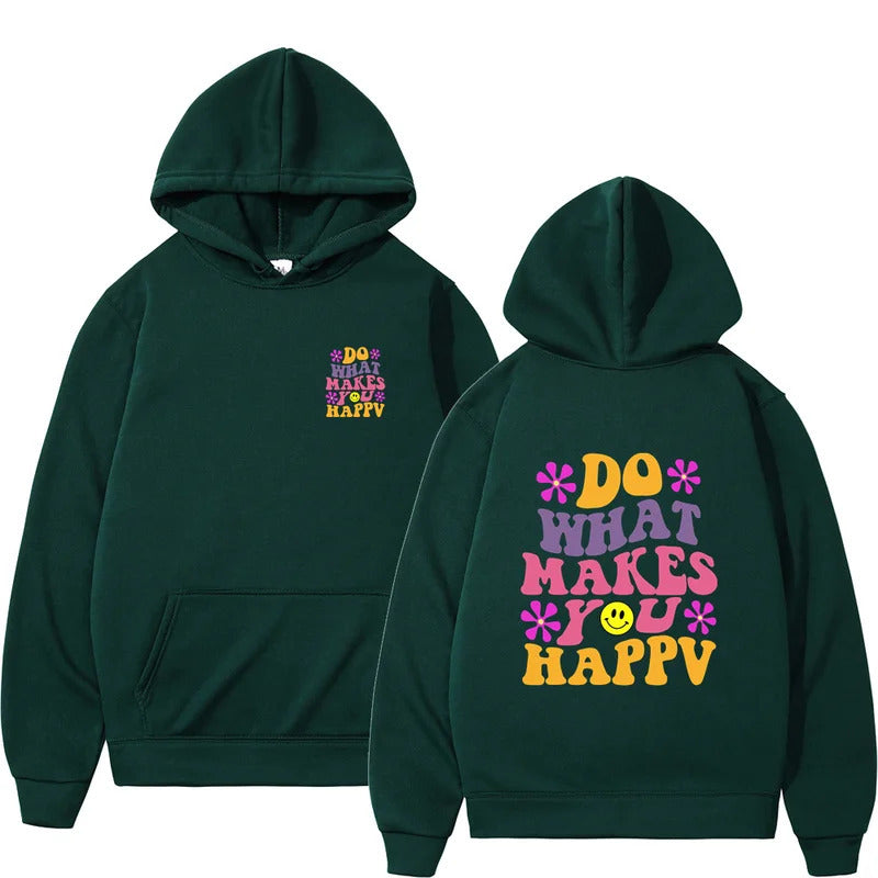 Do What Makes You Happy Smiley Hoodie