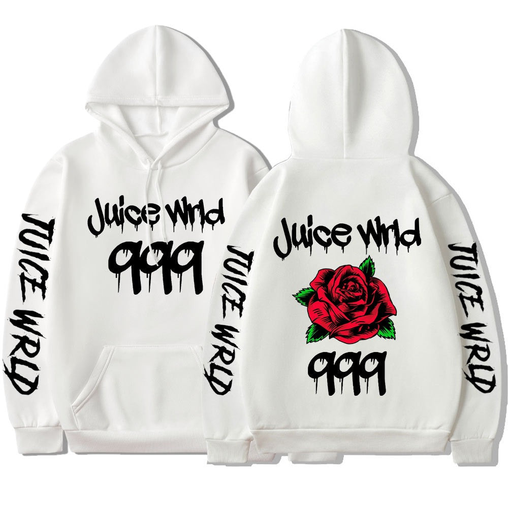 Juice Wrld Dark Wind Rose Hoodie