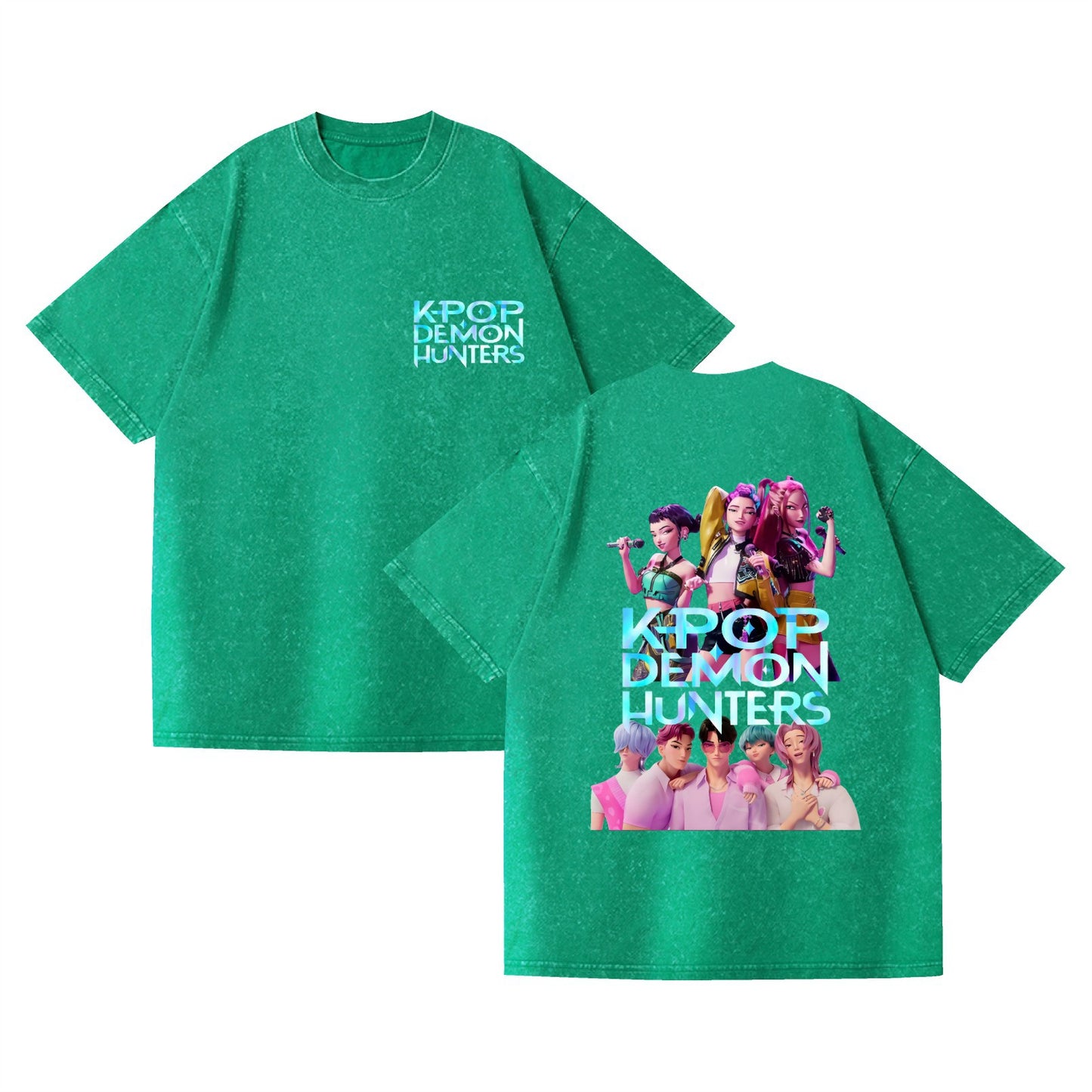 Washed K-POP Demon Hunters T-Shirt