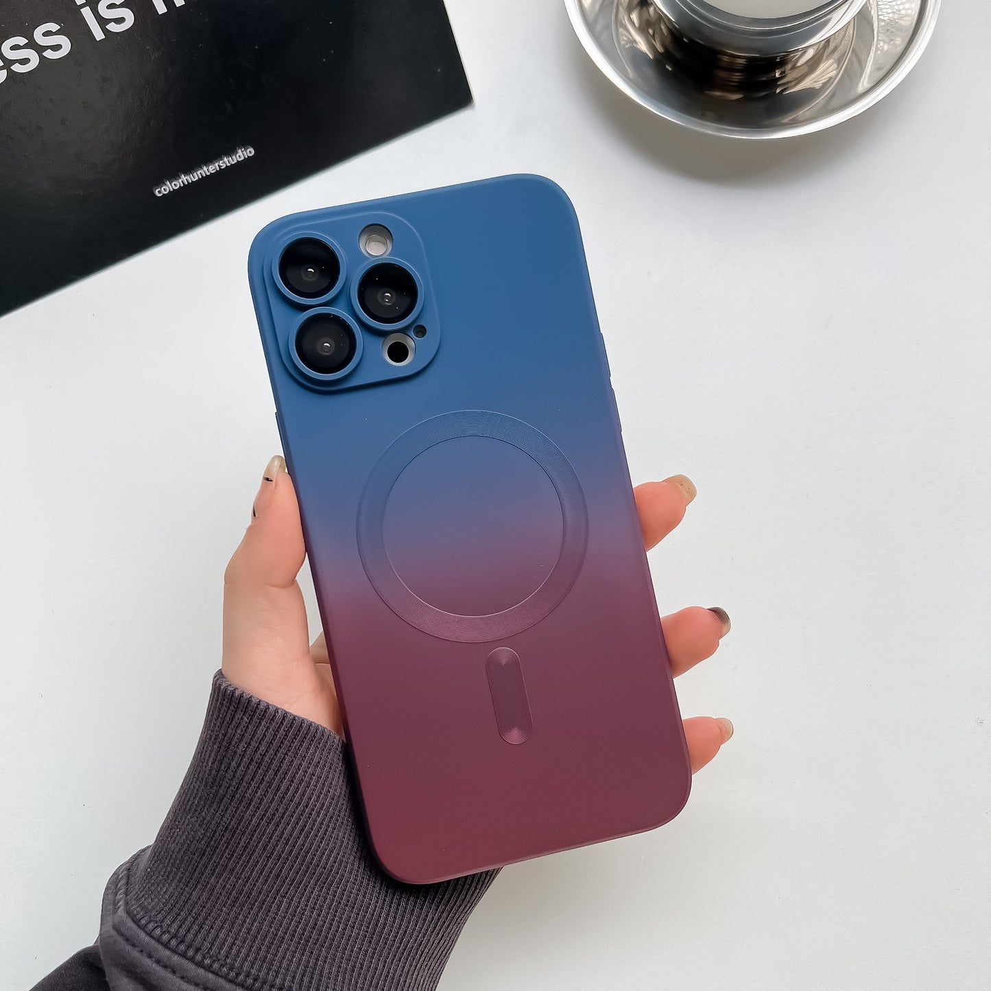 Gradient Two Tone Apple iPhone Cases