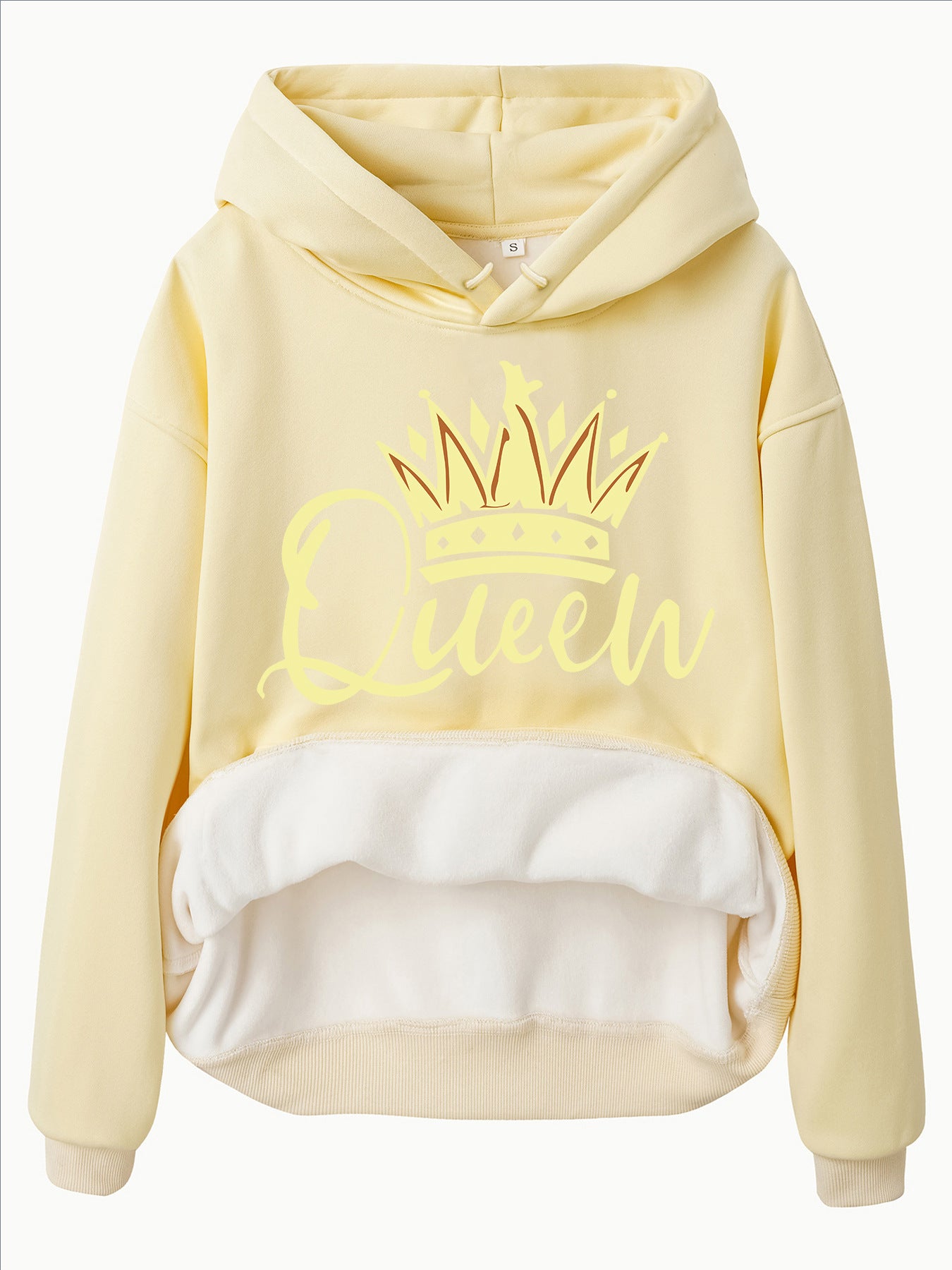Crown Patterned Hoodie