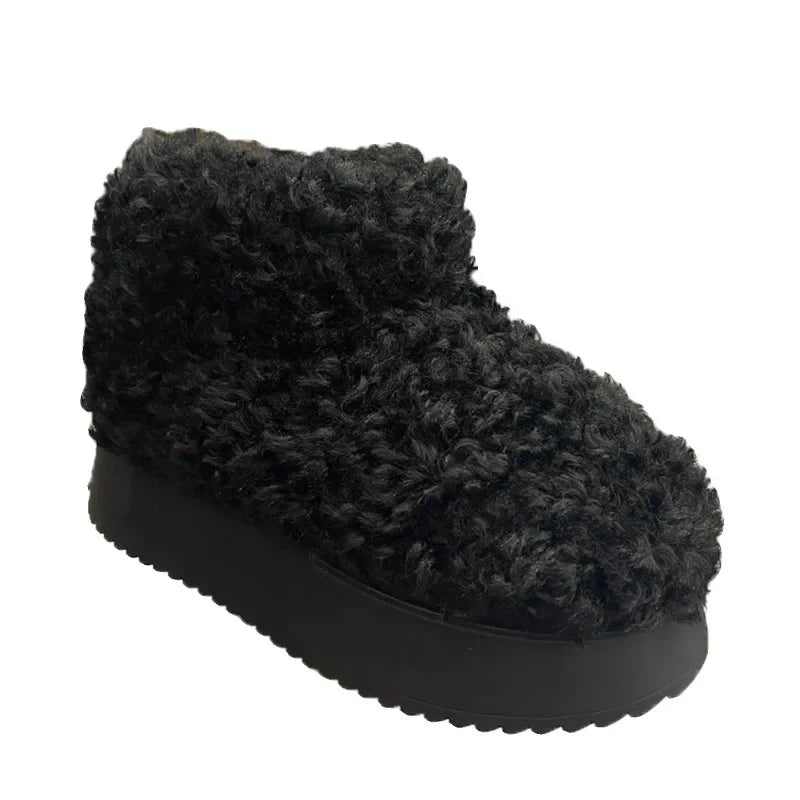 Teddy Bear Fur Boots