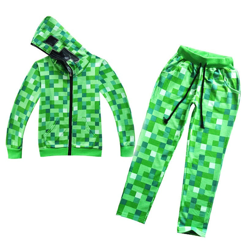 Spring and Autumn Children's Pants and Jacket Set