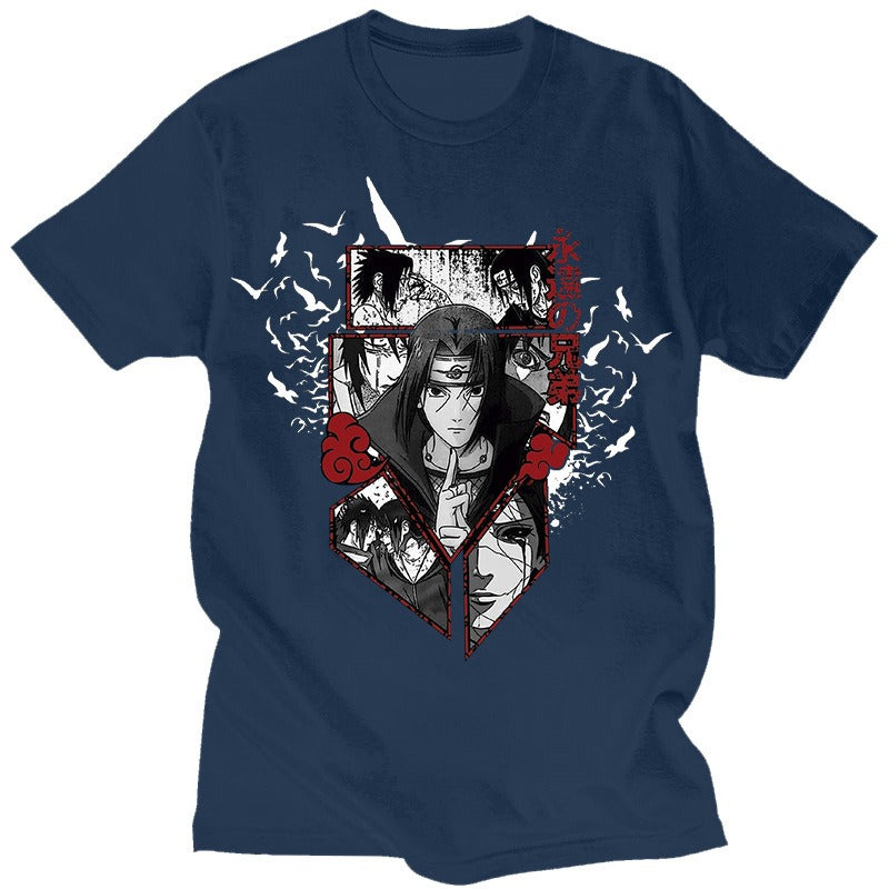 Naruto Uchiha Itachi Print T-shirt