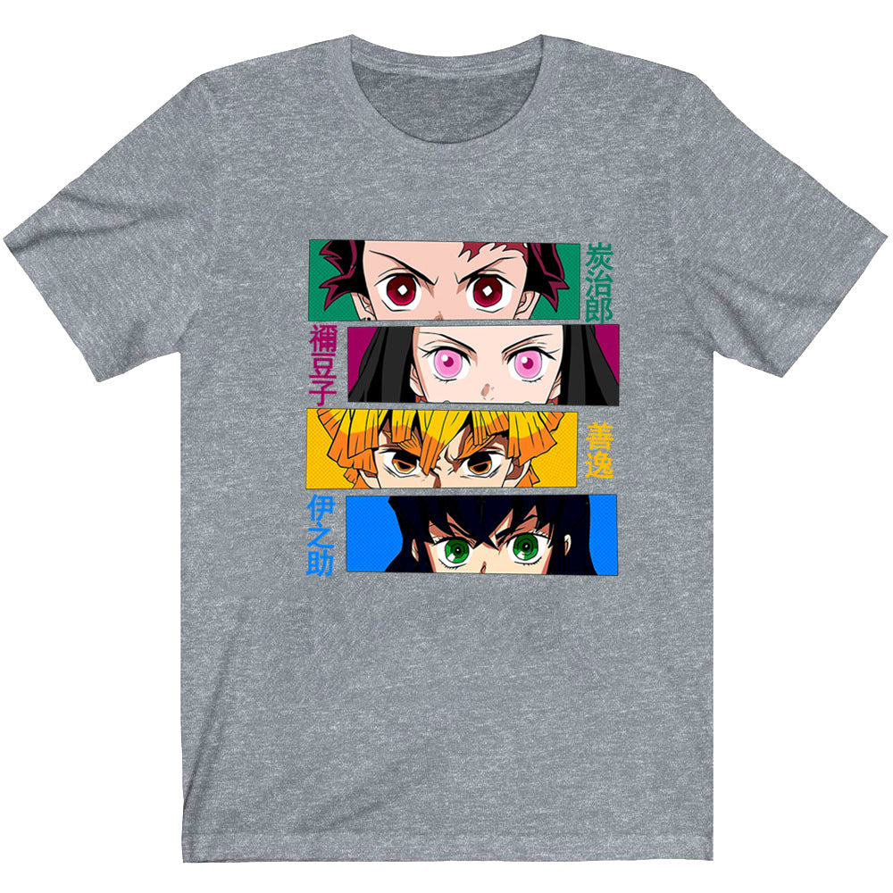 Anime Printed Short Sleeve T-Shirt