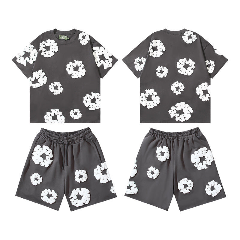 Multi-Colored Cotton Foam Printed Unisex Outfit