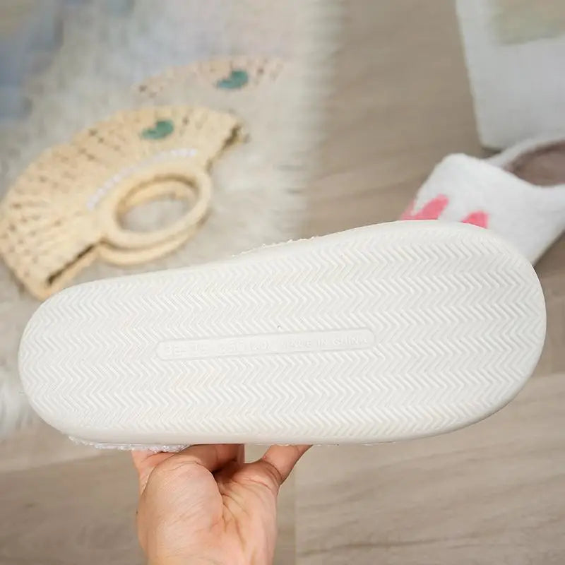 Plush Mama Fuzzy Fur Slippers