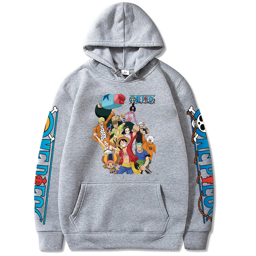 One Piece Printed Cotton Hoodie