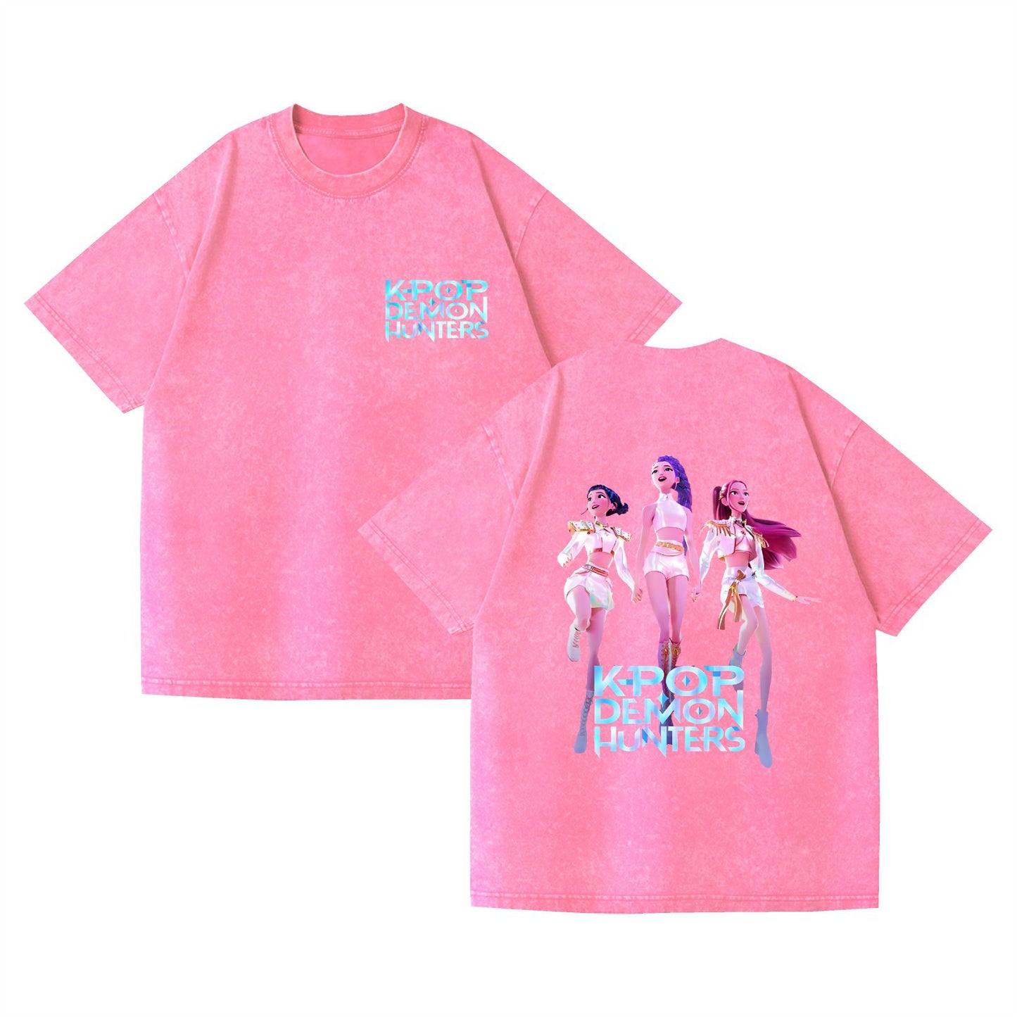 Washed K-POP Demon Hunters T-Shirt