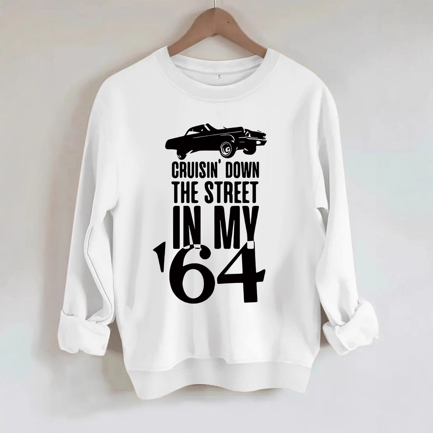 Car Printed Sweatshirt