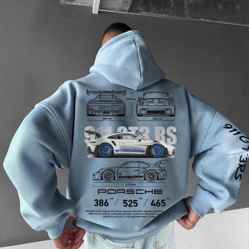 Men's Sports Car Hoodie