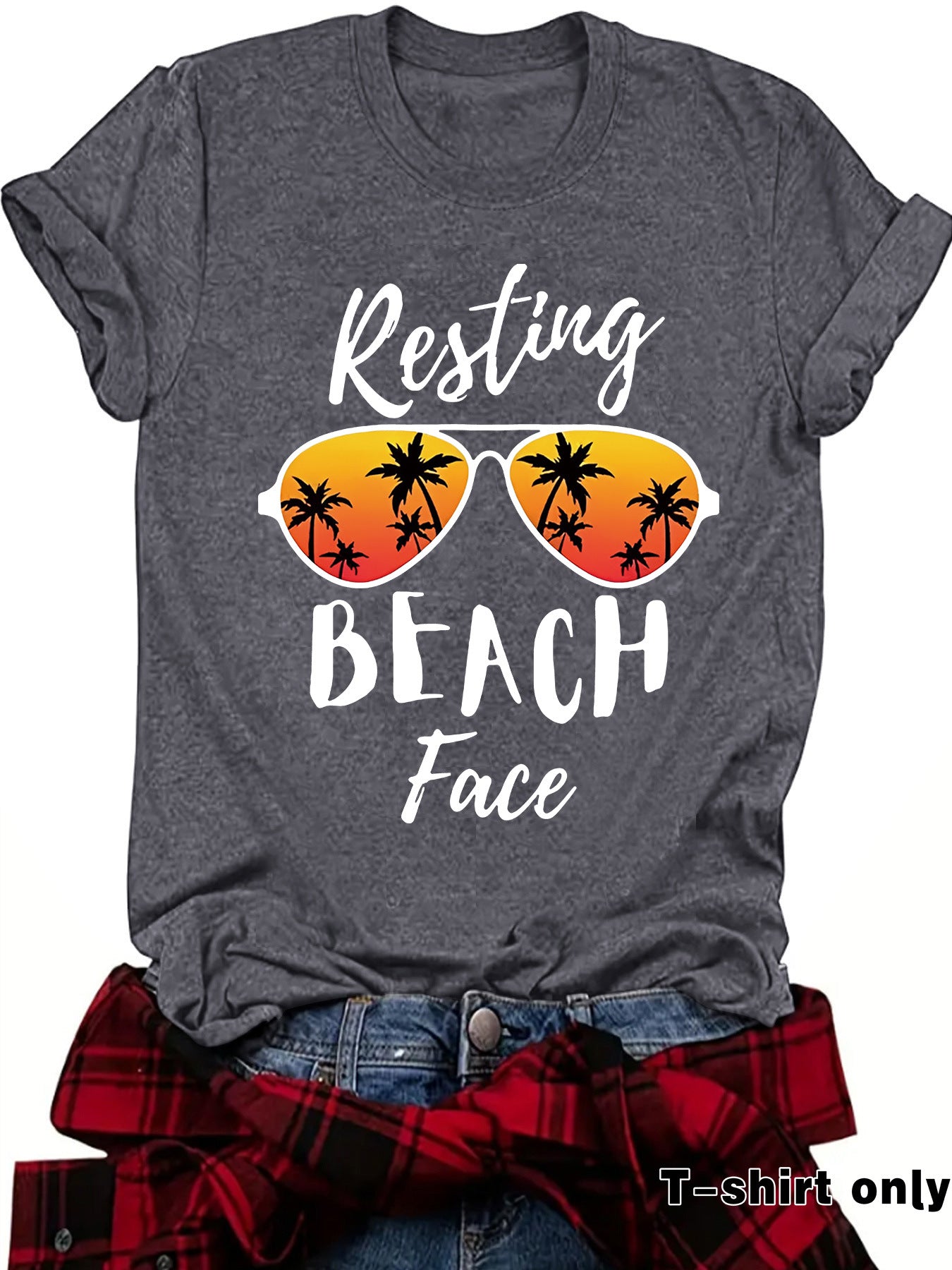 Resting BEACH Face Loose Short Sleeve