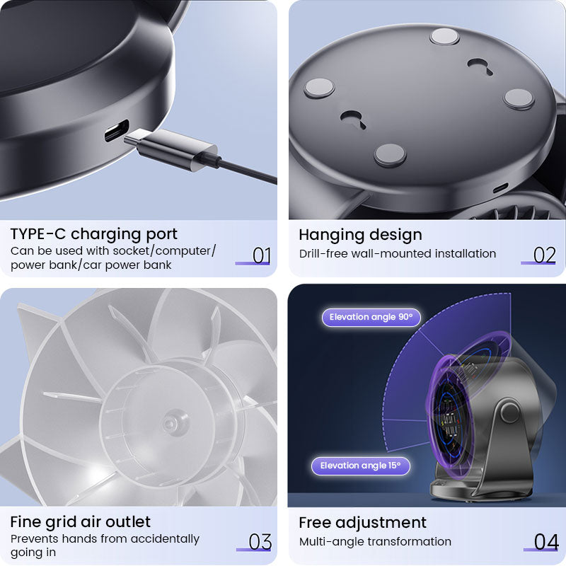 100-Speed High - Speed Circulating Fan