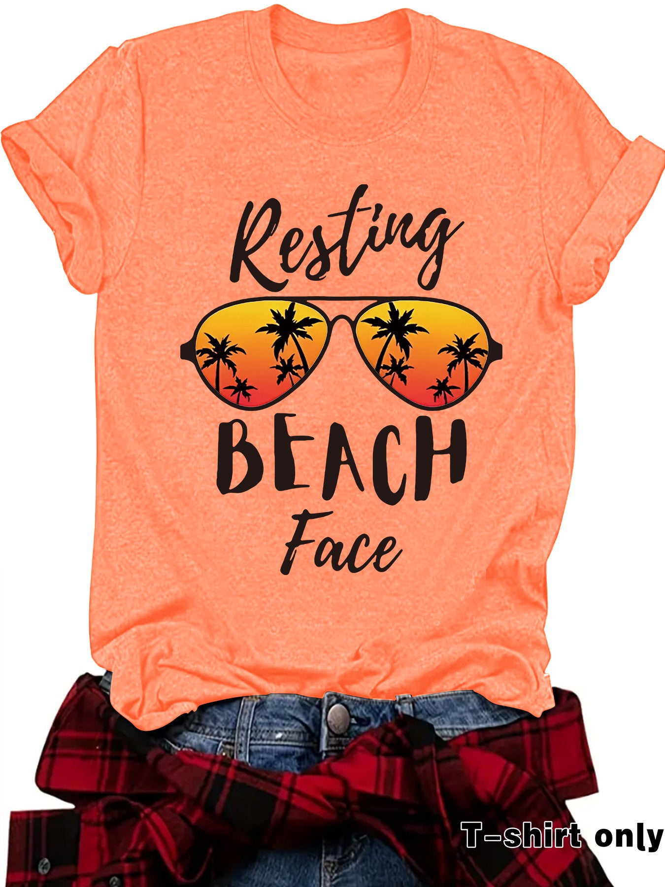 Resting BEACH Face Loose Short Sleeve