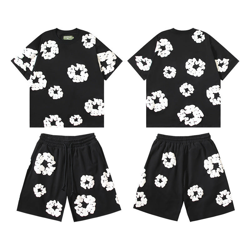 Multi-Colored Cotton Foam Printed Unisex Outfit