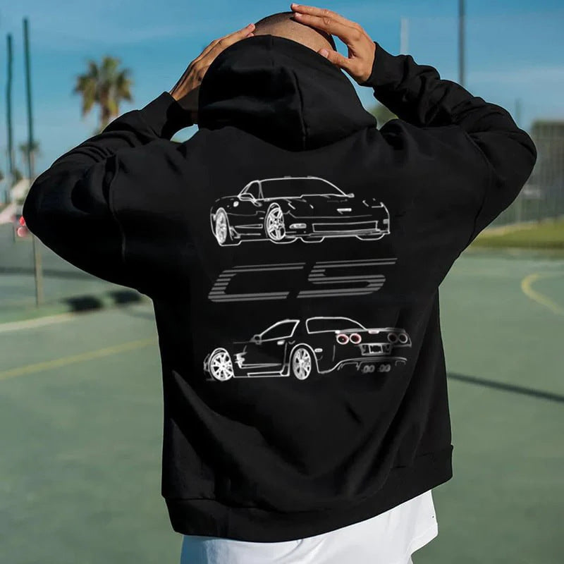 Men's Sports Car Hoodie
