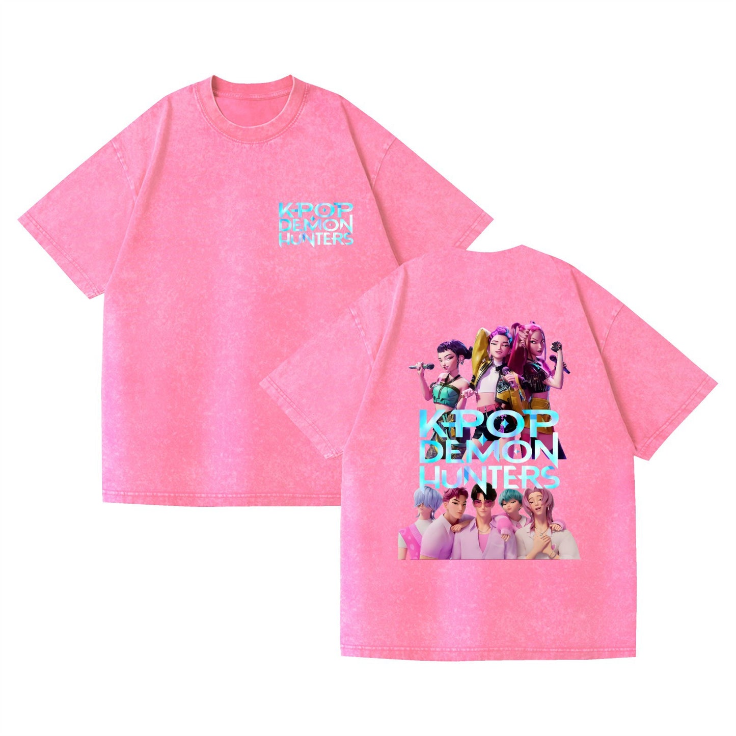 Washed K-POP Demon Hunters T-Shirt