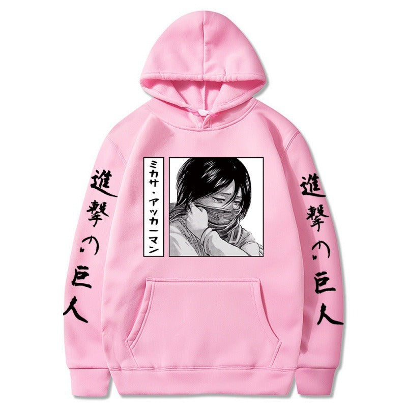 Giant Mikasa's Anime Hoodie