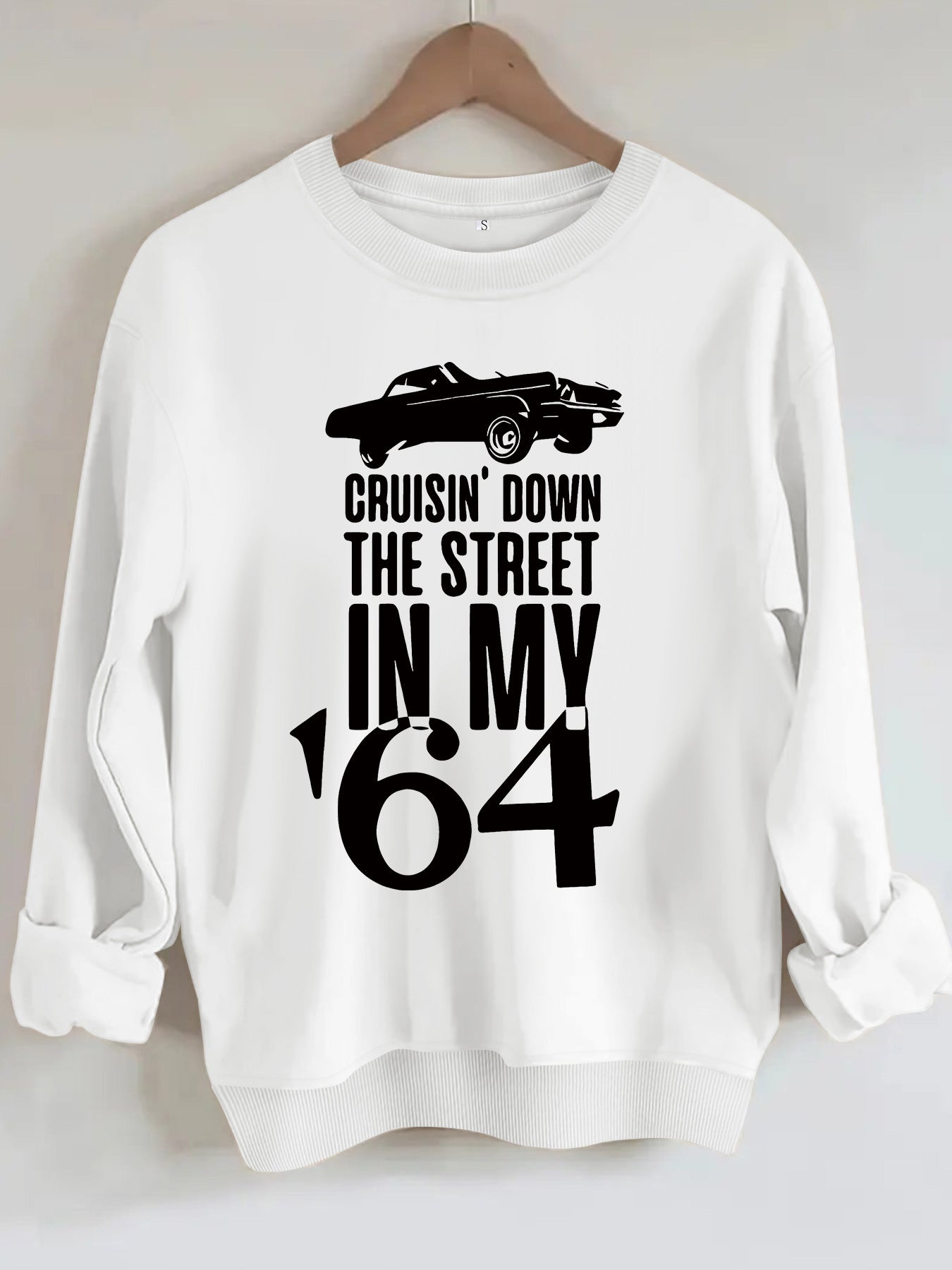 Car Printed Sweatshirt