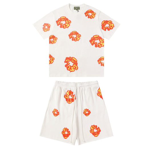 Multi-Colored Cotton Foam Printed Unisex Outfit