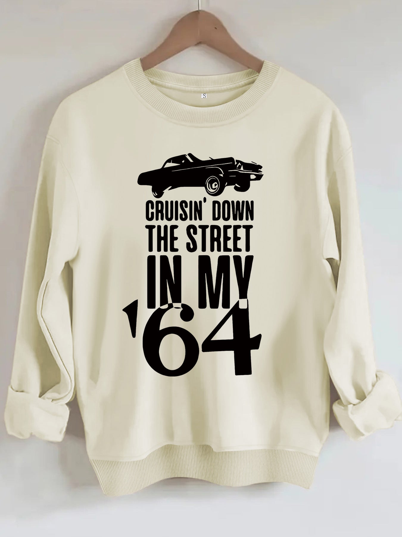 Car Printed Sweatshirt