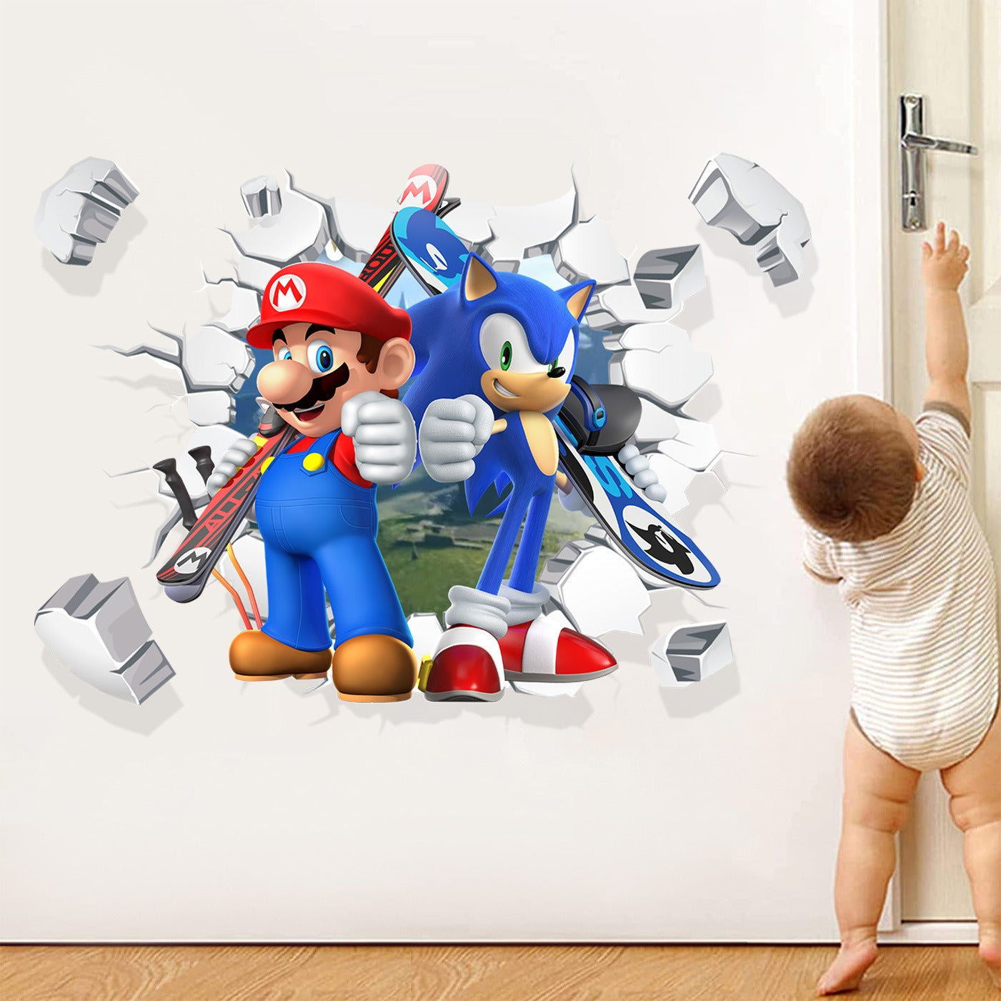 Mario Wall Decoration Stickers