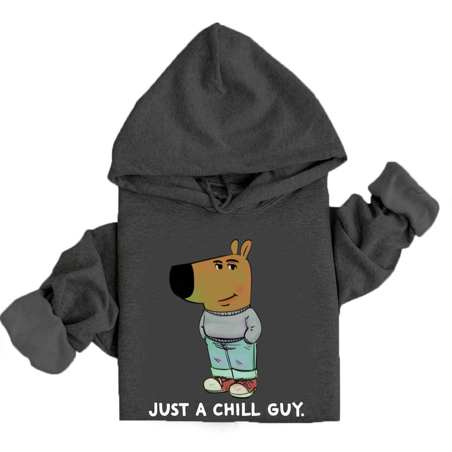 Chill Guy Meme Hoodie
