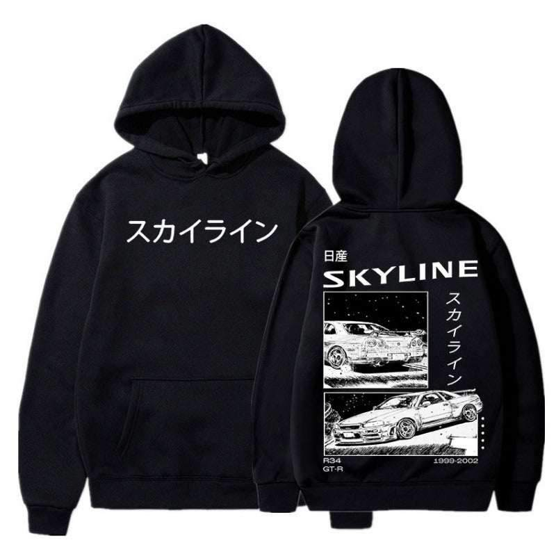 Initial D Anime AE86 Hoodie