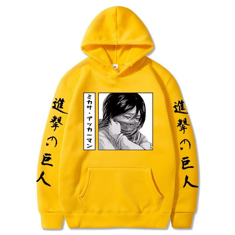 Giant Mikasa's Anime Hoodie