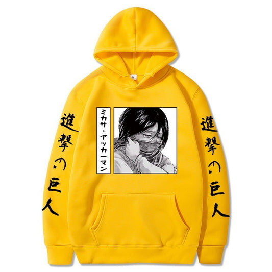 Giant Mikasa's Anime Hoodie