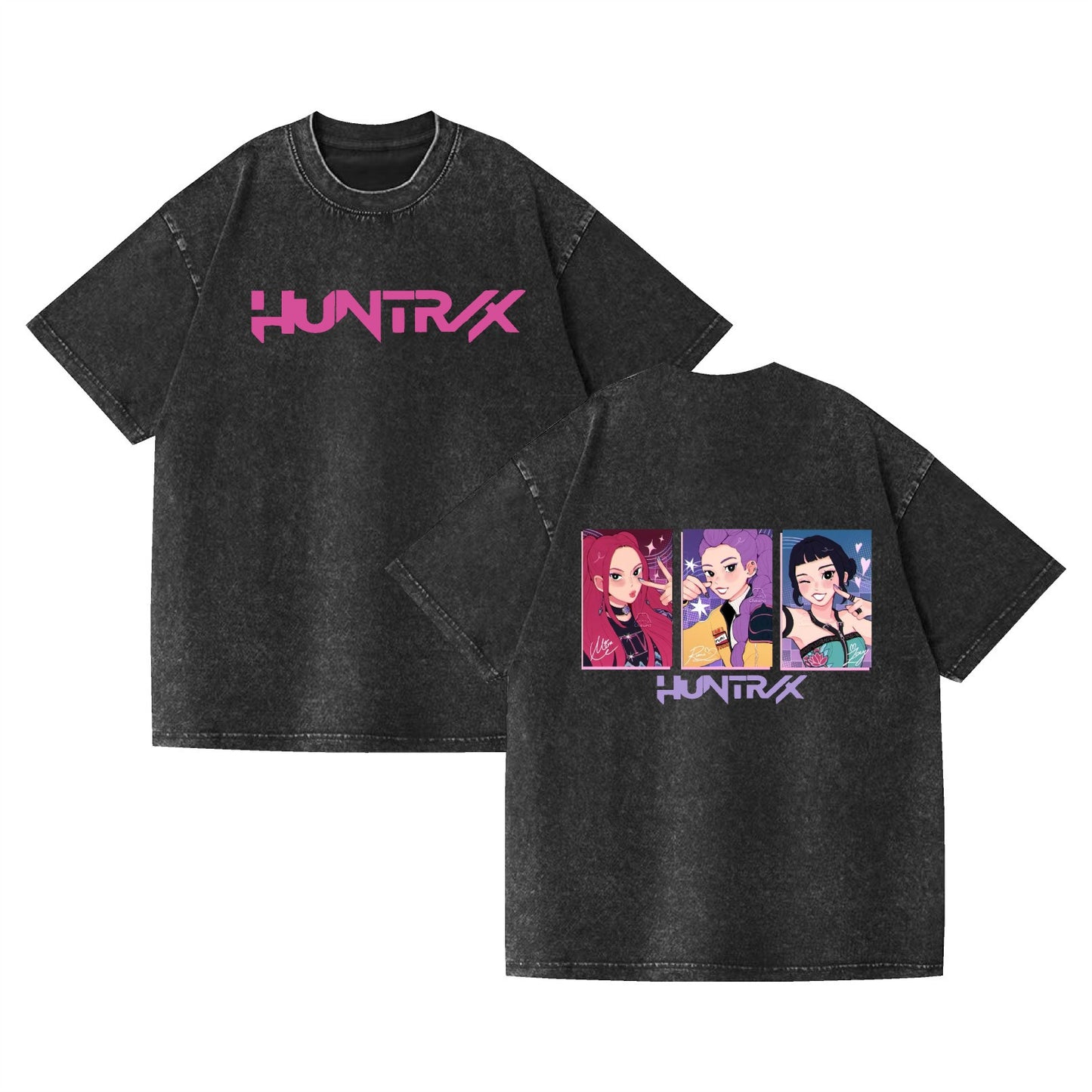 Washed K-POP Demon Hunters T-Shirt