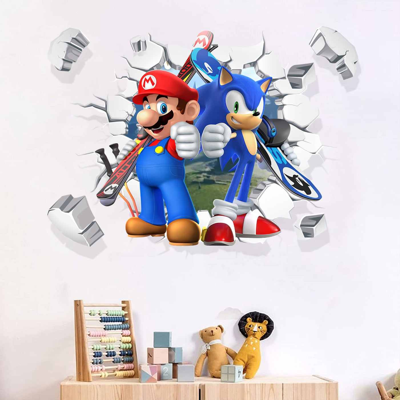 Mario Wall Decoration Stickers