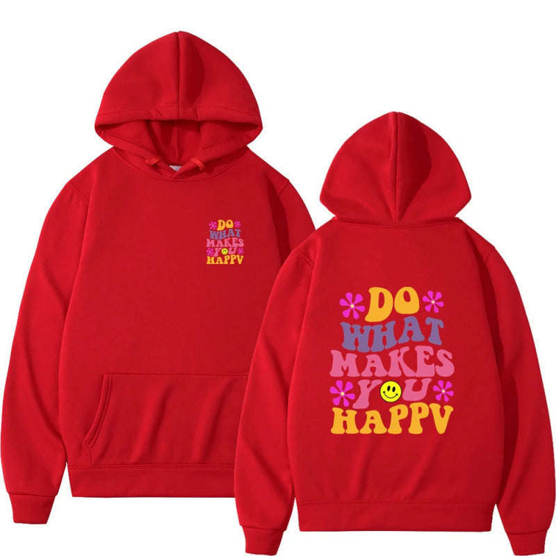 Do What Makes You Happy Smiley Hoodie